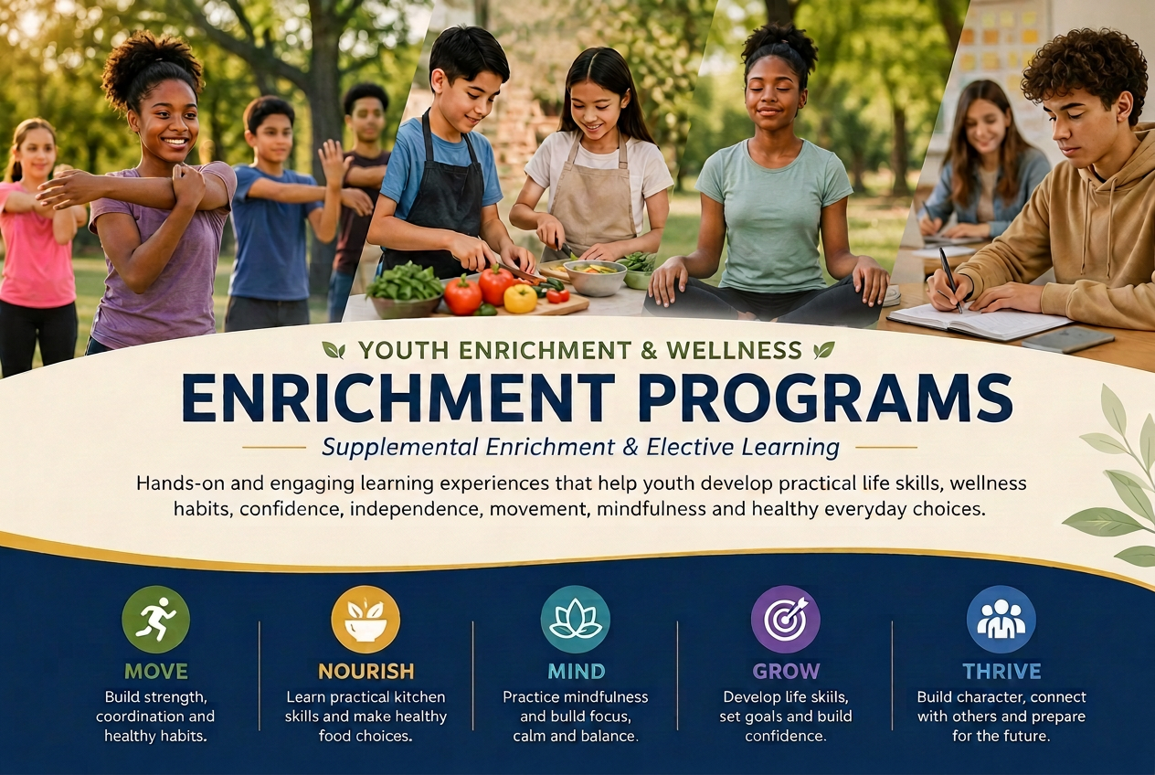 Enhancing Learning & Enrichment Academy Youth Enrichment & Wellness Programs banner